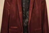 Veste DEVRED Daim rouge