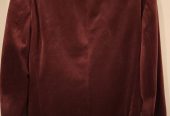 Veste DEVRED Daim rouge
